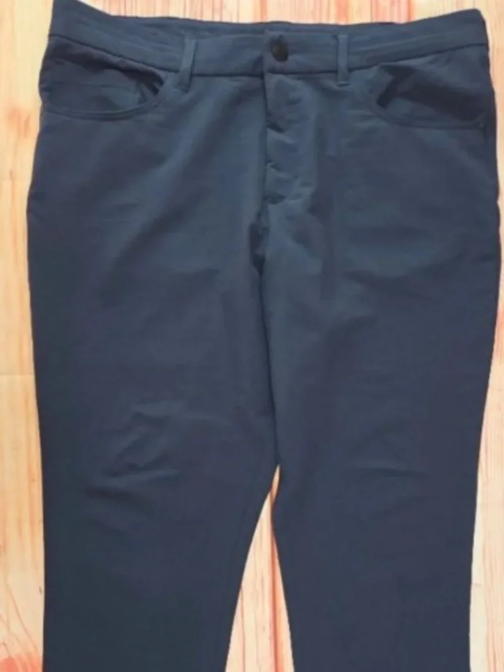 Panama Jack Men's Commuter Performance Pants Navy Straight Fit 36x32 Dress